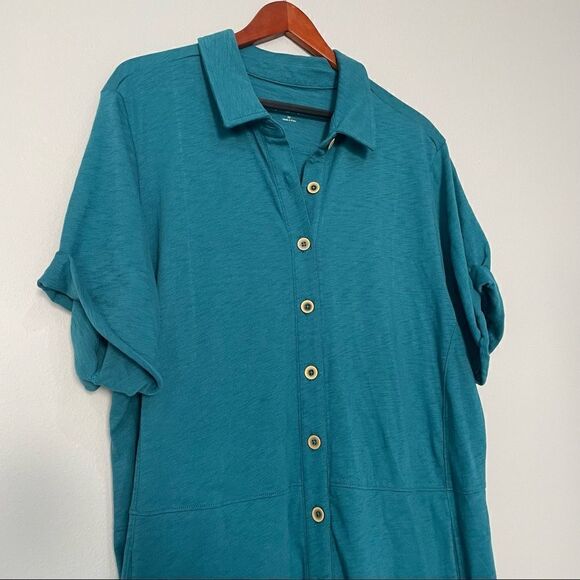 SOFT surroundings filipa shirtdress size 2X - Picture 3 of 14